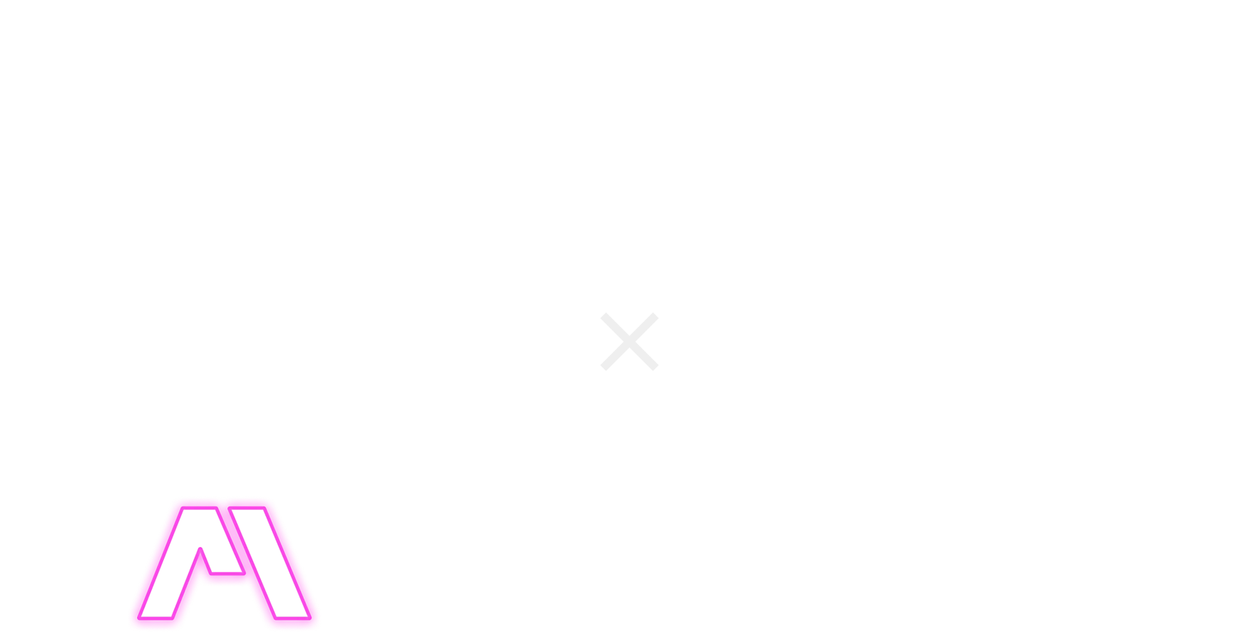 Manufacturo logo in black, a gray 'x' icon, and a magenta 'A' icon, likely representing a collaboration or partnership between Manufacturo and another entity.