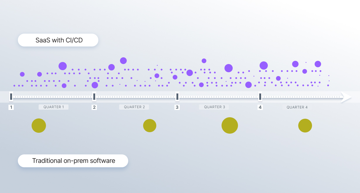 Continuous Software Delivery Graphic